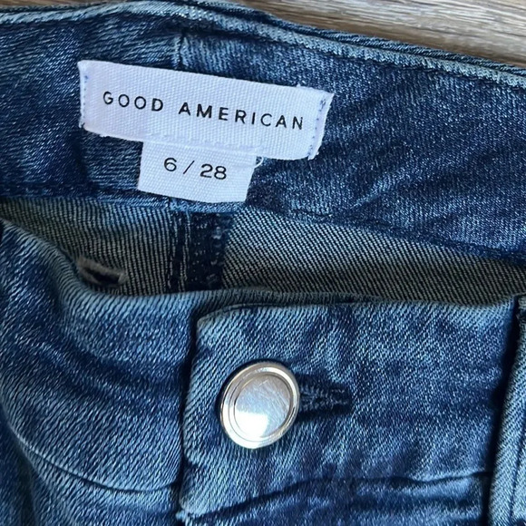 NEW GOOD AMERICAN GOOD LEGS IN BLUE 784 - Picture 9 of 13